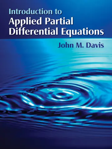 Cover of Introduction to Applied Partial Differential Equations