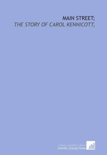 Cover of Main street