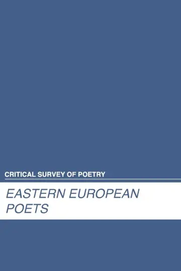 Cover of Eastern European Poets