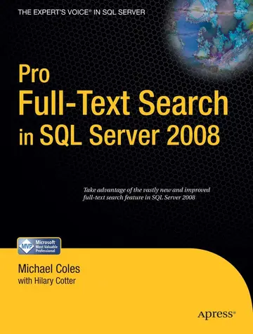 Cover of Pro Full-Text Search in Sql Server 2008