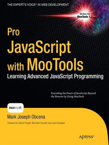 Cover of Pro Javascript with MooTools