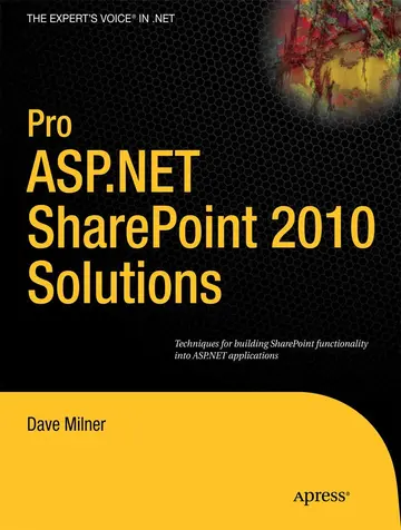 Cover of Pro ASP.NET SharePoint 2010 Solutions