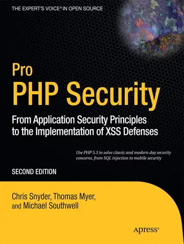 Cover of Pro PHP Security