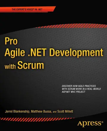 Cover of Pro Agile .NET Development with SCRUM