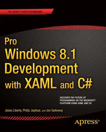 Cover of Pro Windows 8.1 Development with XAML and C#