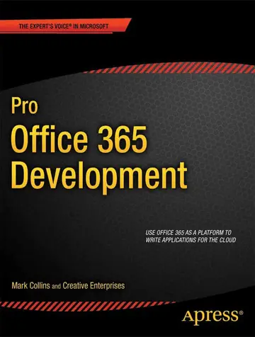 Cover of Pro Office 365 Development