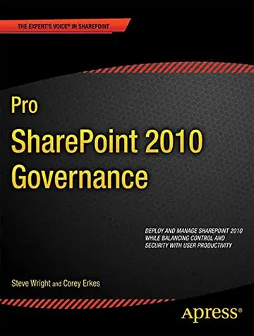 Cover of Pro Sharepoint 2010 Governance