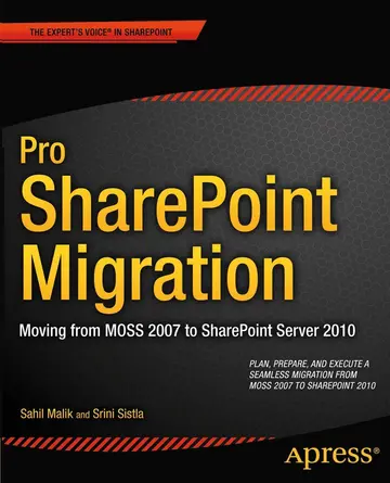 Cover of Pro Sharepoint Migration