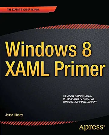 Cover of Windows 8 Xaml Primer
