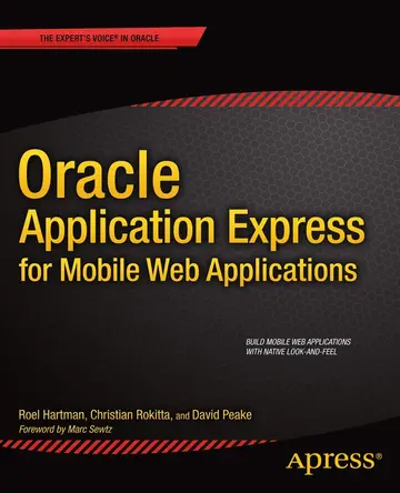Cover of Oracle Application Express for Mobile Web Applications