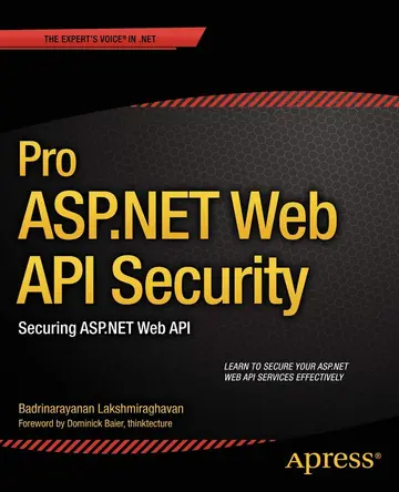 Cover of Pro ASP.NET Web API Security