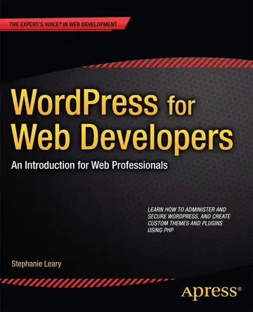 Cover of WordPress for Web Developers