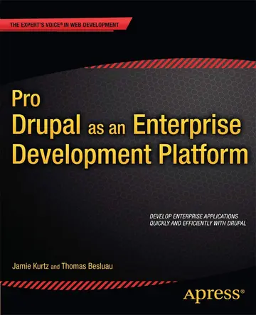 Cover of Pro Drupal as an Enterprise Development Platform