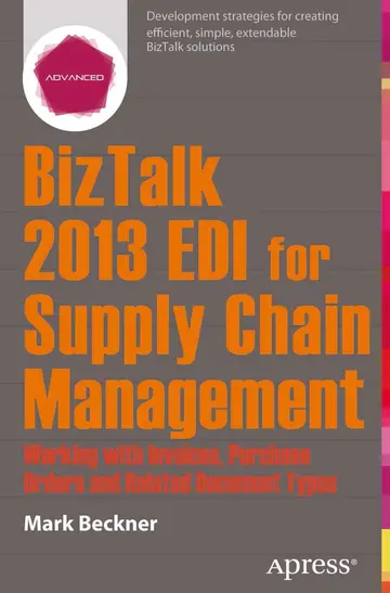 Cover of BizTalk 2013 EDI for Supply Chain Management