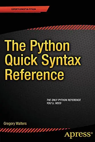 Cover of Python Quick Syntax Reference