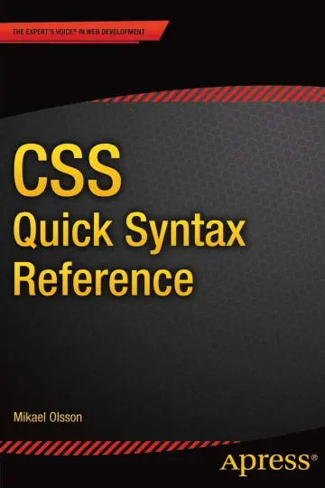 Cover of Css Quick Syntax Reference