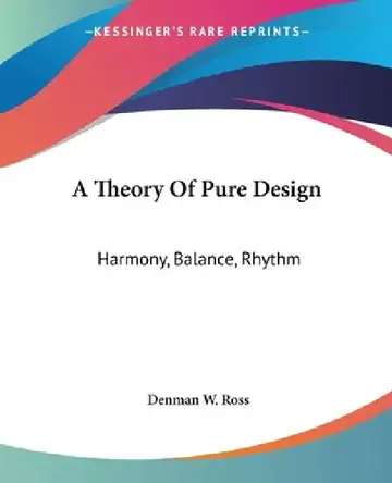 Cover of A Theory Of Pure Design