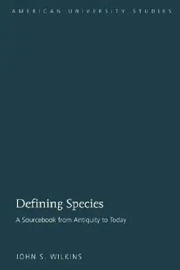 Cover of Defining Species