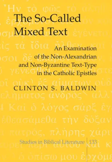 Cover of The So-Called Mixed Text