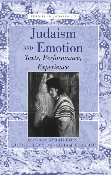 Cover of Judaism and Emotion