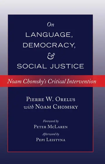 Cover of On Language, Democracy, and Social Justice
