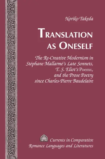 Cover of Translation as Oneself