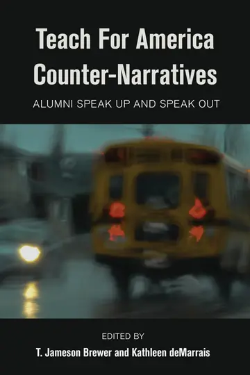 Cover of Teach for America Counter-Narratives