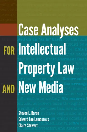 Cover of Case Analyses for Intellectual Property Law and New Media