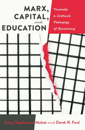 Cover of Marx, Capital, and Education