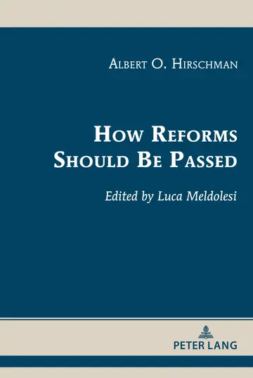 Cover of How Reforms Should Be Passed