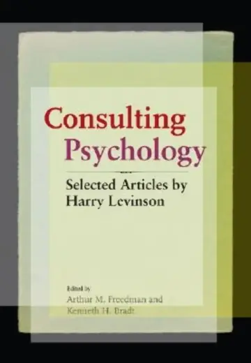 Cover of Consulting Psychology