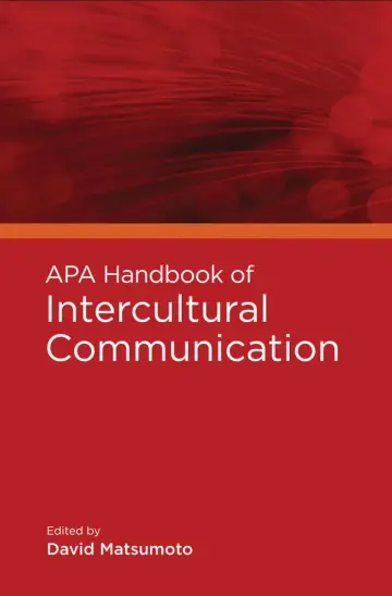 Cover of APA Handbook of Intercultural Communication