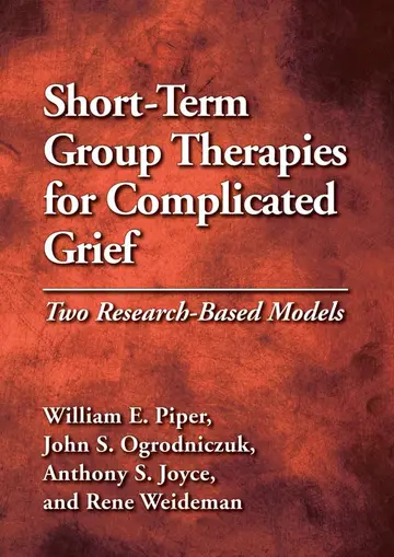 Cover of Short-Term Group Therapies for Complicated Grief