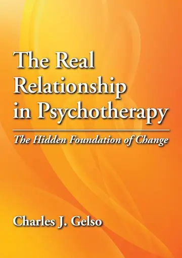Cover of The Real Relationship in Psychotherapy