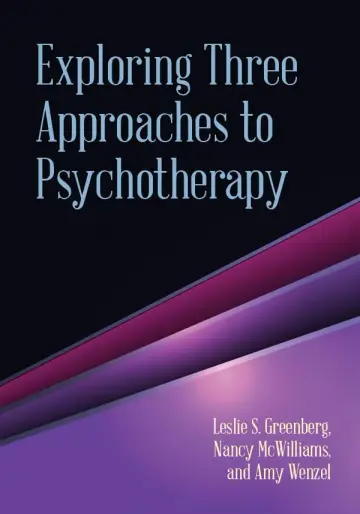 Cover of Exploring Three Approaches to Psychotherapy