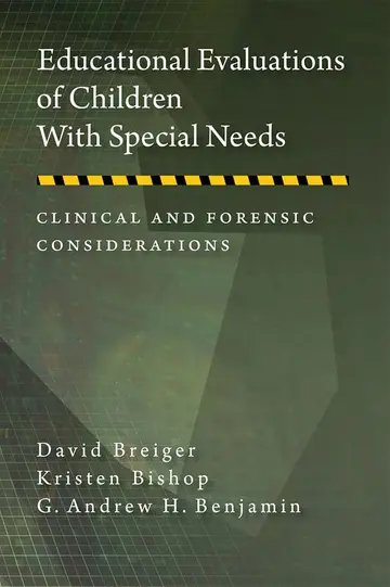 Cover of Educational Evaluations of Children with Special Needs