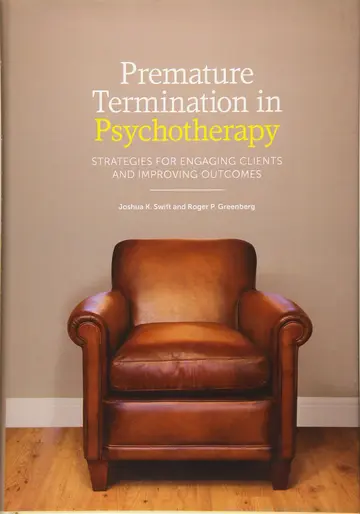 Cover of Premature Termination in Psychotherapy