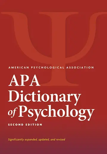 Cover of APA Dictionary of Psychology 2