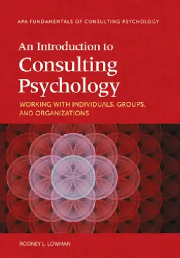 Cover of An Introduction to Consulting Psychology