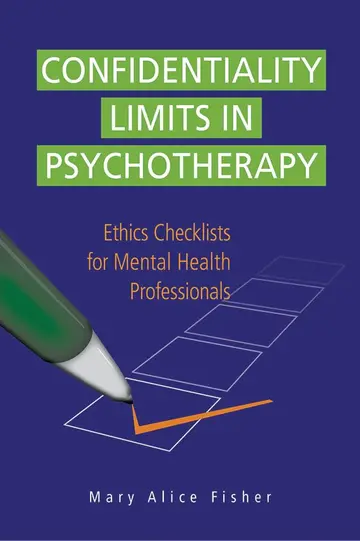 Cover of Confidentiality Limits in Psychotherapy