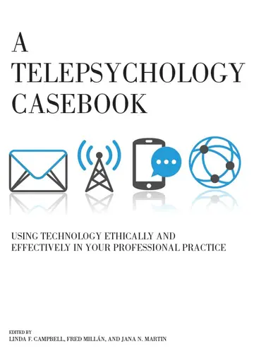 Cover of A Telepsychology Casebook