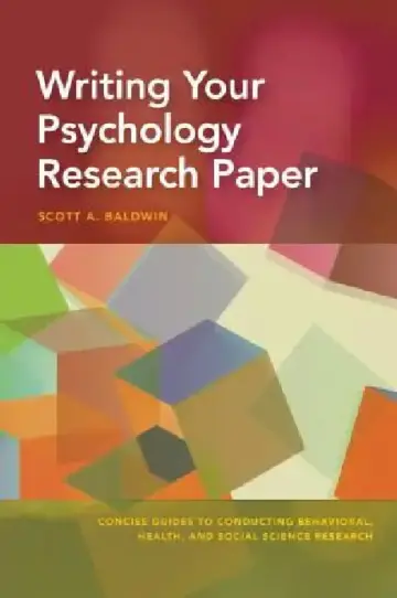 Cover of Writing Your Psychology Research Paper