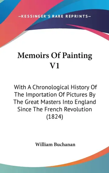 Cover of Memoirs of Painting V1