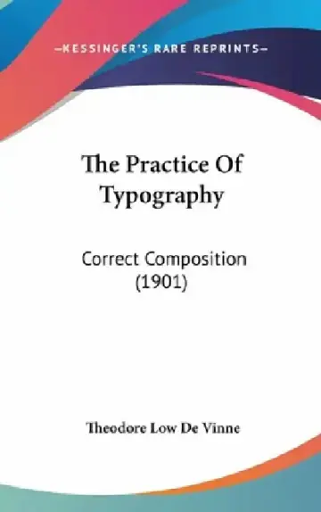 Cover of The Practice Of Typography
