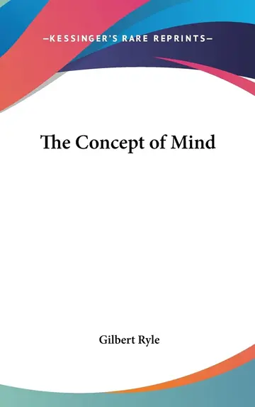 Cover of The Concept of Mind