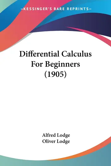 Cover of Differential Calculus for Beginners