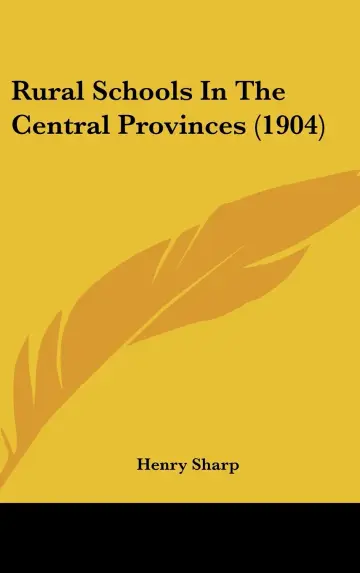 Cover of Rural Schools in the Central Provinces