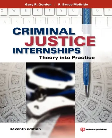 Cover of Criminal Justice Internships