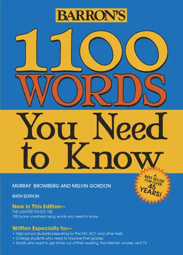 Cover of 1100 Words You Need to Know