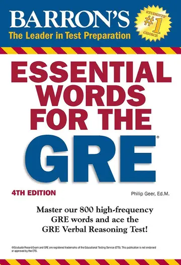 Cover of Essential Words for the GRE